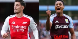 Arsenal đấu với Aston Villa